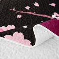 thumbnail image 5 of Manfei Pink-Blue Axolotl Bed Spread Queen,Kawaii Animals Pattern Queen Coverlet Set,3-Piece,1 Quilt and 2 Pillowcases, 5 of 7