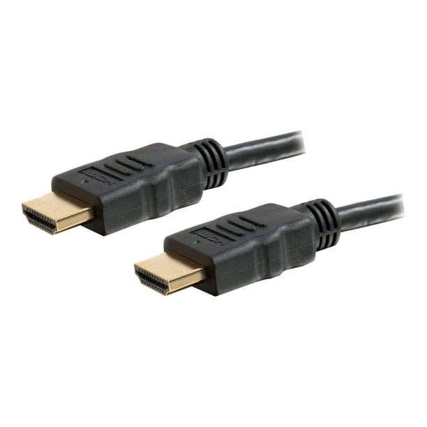 C2G 1m (3ft) 4K Ethernet HDMI Câble - Haute Vitesse - UltraHD - M/M - Câble HDMI avec Ethernet - Mâle HDMI vers Mâle HDMI - Noir