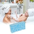 thumbnail image 2 of Unique Bargains 1 Pc Elephant Pattern Bath Sponge Body Scrubber Blue, 2 of 6