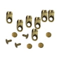 thumbnail image 4 of Milaget 20 Sets Bronze Boot Lace Hooks Lace Fittings with Rivets for Climb Hiking Shoes, 4 of 9