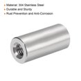 thumbnail image 4 of Unique Bargains 5Pack Round Connector Nuts, M6x25x12mm Coupling Nut Sleeve Rod Bar Stud Nut, 4 of 4