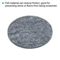 thumbnail image 3 of Unique Bargains 3.9' Diameter Adhesive Non-Slip Backed Felt, 3 Pcs 5mm Thickness, Gray, 3 of 6