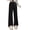 Black, variant on Otqutp Fleece Lined Sweatpants for Girls Elastic High Waist Wide Leg Baggy Joggers Pants Winter Casual Athletic Pants