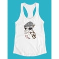 thumbnail image 3 of "just Be Cool" Giraffe Design Tank Women -Image by Shutterstock, Female Small, 3 of 4