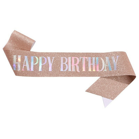 Birthday Sash Birthday Party Decoration Birthday Party Costume Accessories