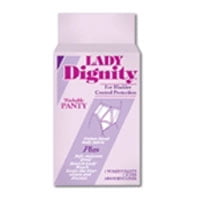 lady dignity plus panty for overactive bladder, size:7, medium, #30202 - 1