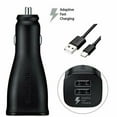 thumbnail image 3 of for Motorola Moto G8 Power Super Fast Charging 25W Wall Charger + Dual Port Car Charger Bundle - Black, 3 of 3