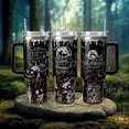 thumbnail image 2 of Jack Skellington Tumbler, Jack Sally 40oz Engraved Tumbler, Nightmare Christmas Tumbler, Halloween Trick Or Treat, Couple Gift, 2 of 3