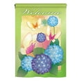 thumbnail image 2 of Breeze Decor 04065 Welcome Butterflies 2-Sided Vertical Impression House Flag - 28 x 40 in., 2 of 2