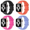 thumbnail image 1 of BRADCET 1/4Pack Silicoen Sport Band for Apple Watch Bands 44mm 45mm 41mm 40mm 38mm 49mm 42mm Women Men,  Adjustable Elastic Bands Wristbands Strap for iWatch Series Ultra 8 7 SE 6 5 4 3 2 1 Nike, 1 of 14
