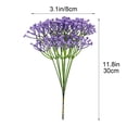 thumbnail image 3 of Flores artificiales para bebés con aliento 10 piezas de tallos de gypsophila • Ramo de seda artificial realista • Decoración duradera de bajo mantenimiento • Casa Sala de Estar Oficina Boda, 3 of 6