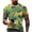CK11_Fluorescent Green, variant on Resicozy Mardi Gras T-Shirt for Men 2026 Funny Printed Holiday Casual Shirt Fashion Crewneck Short Sleeve Shirts Dark Green M