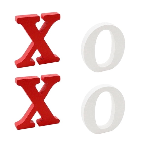 Valentine's Day xoxo sign - Wooden XOXO Tabletop Sign for Home,Wedding,Table,Shelf,and Mantel Displays