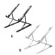 thumbnail image 2 of Soporte plegable para computadora portátil Oficina en casa Computadora portátil Soporte ajustable portátil plegable Aleación de aluminio, Negro Methold EL5629-01B, 2 of 2
