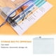 thumbnail image 4 of Sonducket Carpeta de archivos de 10 piezas Bolsa de documentos conveniente Contenedor de sujeción duradero Organizador de archivos con cremallera para Accesorios de disfraces Blanco 20 cm * 28 cm Sonducket AP009156-06B, 4 of 6