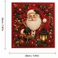 thumbnail image 3 of Framable Christmas Santa Claus Pearl Bead DIY Painting Kit, Comprehensive Handmade Art Supplies Set for Creating Unique Decorative Vintage Holiday Wall Artwork, 3 of 5