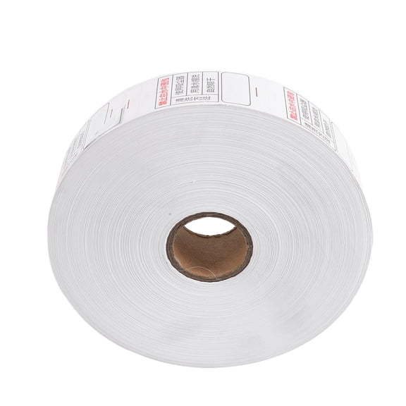 HONMEET Universal White Car Floor Mat Washing Instruction Labels Bulk Roll for Vehicle Use and Easy Maintenance
