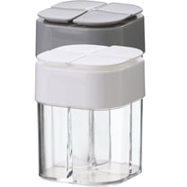 RUNROTOO Portable Spice Container Shaker Assorted Color 2Pcs