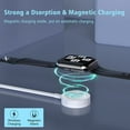 thumbnail image 6 of For Apple Watch Charger Cable 1 Pack Magnetic Wireless Portable Fast Charging Cable Compatible with All Apple iWatch Series 7 6 SE 5 4 3 2 1/45mm 44mm 42mm 41mm 40mm 38mm (3.3ft), 6 of 8