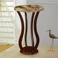 thumbnail image 2 of Kingfisher Lane Support de Plante en Faux Marbre Marron et Gris, 2 of 5