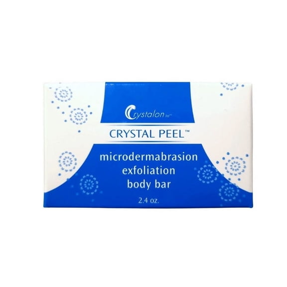 Crystal Peel 2.4 oz microdermabrasion exfoliating body bar NIB