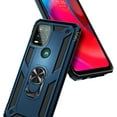 thumbnail image 4 of Nagebee Case for Motorola Moto G Stylus 5G (2021) with Tempered Glass Screen Protector (Full Coverage), Military Armor [Magnetic Ring Holder & Kickstand] Shockproof Cover (Blue), 4 of 6