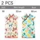thumbnail image 2 of Vestido Qipao Cheongsam para niñas, Vestido para niñas pequeñas, Vestidos de Verano para niños pequeños, Falda cómoda para niñas, 2 Piezas, 90 cm, 2 of 5