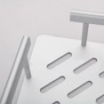 thumbnail image 2 of Estante de placa de una sola capa triangular de aluminio, bandeja de baño, accesorio de baño de esquina colgante, 2 of 7