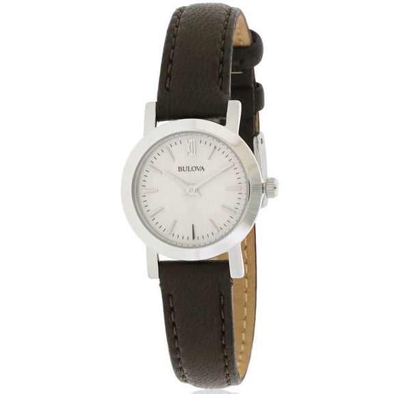 Brown Leather Strap Women's Watch, 96L210