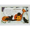 thumbnail image 1 of All The Signs Of Halloween - CANVAS OR FINE PRINT WALL ART, 1 of 1