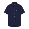 thumbnail image 1 of Lyle & Scott Mens Basket Weave Short-Sleeved Shirt, 1 of 5