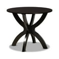 thumbnail image 4 of Baxton Studio Wanda Modern and Contemporary Transitional Dark Brown Finished Wood 5-Piece Dining Set, 4 of 7