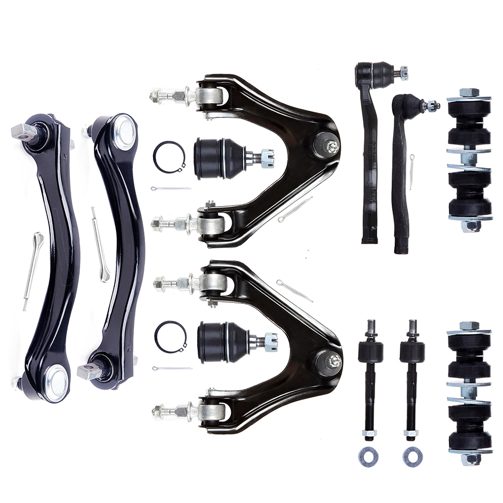 CCIYU Lower Ball Joints Outer Inner Tie Rod Front Sway Bar Upper Control Arms Rear Upper Control Arms fit for ACURA CL 94-97 for Honda for Accord 95-98 for Honda Odyssey 12pcs Suspension Kit