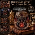 thumbnail image 5 of 3D Mythic Dragon Glass Cup, Sculpted Fantasy Whiskey Drinkware, Heavy Sturdy Crystal Orb Tumbler, Luxury Home Bar Decor & Legendary Gift Art for Premium Bourbon or Craft Cocktails, 5 of 6