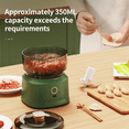 thumbnail image 2 of Mini Wireless Electric Garlic Press Dual-Purpose Kitchen Food Grinder Rechargeable Meat Grinder Vegetable,Coffee Color, 2 of 5