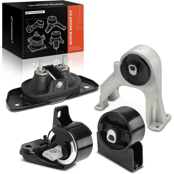 A-Premium 4PC Engine Motor Mount and Transmission Mount Kit Compatible with Dodge Journey 2011 2012 2013 2014 2015 2016 2017 2018 2019 3.6L AWD Automatic Transmission Replaces 68092895AA