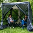 thumbnail image 6 of CLAM Quick-Set Traveler 6 x 6 Foot Portable 4 Sided Canopy Shelter, Blue, 6 of 9