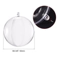thumbnail image 3 of 12 Pack 2 3/8-inch(60mm) Clear Plastic Ornaments Ball, 3 of 6