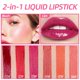 thumbnail image 4 of QIBEST-pintalabios líquido, brillo de labios de agua, tinte rojo Sexy, hidratante de larga duración, belleza Natural, maquillaje de labios, 4 of 5