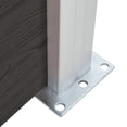 thumbnail image 5 of vidaXL Fence Panel WPC 180x186 cm Black, 5 of 5