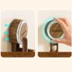 thumbnail image 4 of Suction Cup Wood Grain Slipper Rack Bathroom Dedicated No-Drill Wall-Mounted Shoe Rack Toilet, 4 of 9