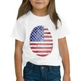 thumbnail image 4 of ZACPNCV Flag Shirt for Toddler Kids Boys Girls USA Flag T-Shirt 4th of July Shirt Patriotic Tee Tops White 7-8 Years, 4 of 9