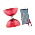 thumbnail image 4 of Lipstore Ensemble Diabolo Chinois Amusant Portable Robuste 3 Roulements pour Enfants Débutants Extérieur Rouge, 4 of 8