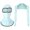 Sky Blue-xEEUA, variant on OJSFQUFP UPF Sun Protection Arm Sleeves Shawl with Face Mask Full Cover Arm Sleeve Sun Protection Comfortable for Cycle Running Swimming