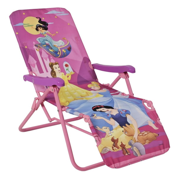 Disney Princess Lounge Chair, Multi-position, Ages 3-7, Weight limit 60 ...