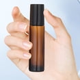 thumbnail image 5 of 10ml Amber Roller Bottles Glass Essential Oil Roll On Bottles Empty Roller Ball Applicator Rollerball Perfume Container., 5 of 8