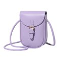 thumbnail image 2 of Bolsa de mano con solapa a la moda informal de piel sintética para teléfono móvil portátil suave para viajes Sywqhk Para Estrenar, 2 of 5