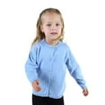 thumbnail image 3 of Baby Girls Boys Button-Down Cardigan Toddler Cotton Knit Uniform Sweater 1-7T Kids,Blue, 3 of 8