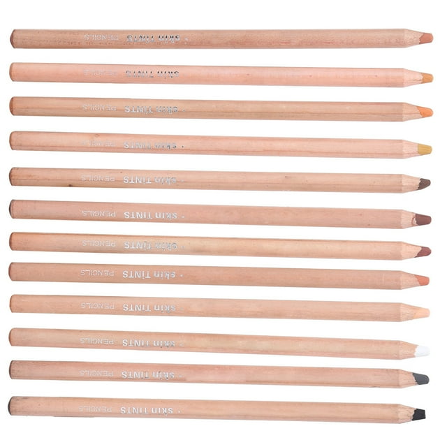 Art Supplies,12Pcs Pastel Pencils Wooden Colorful Toner Pencil Sketching Pencil Class Leading Features