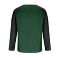 thumbnail image 5 of Big & Tall T Shirts for Men Long Sleeve Plus Size M-5X Button Crewneck Tees Tops Mens Casual Color Block Pullover Athletic Workout Tshirts Shirt, 5 of 7